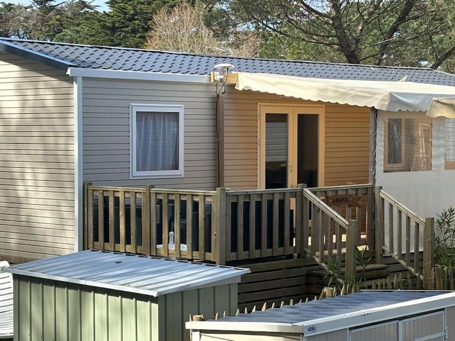 Mobil Home Cygne 85 กีเบอรง ภายนอก รูปภาพ